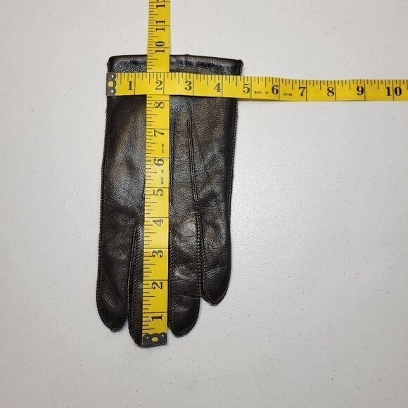 Men's Brown Leather Driving Gloves - Picture 11 of 12